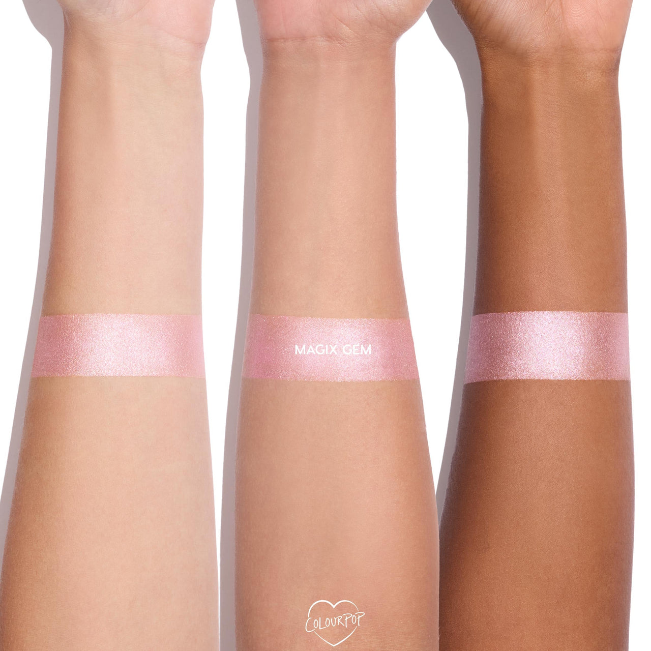 ColourPop Winx Club Super Shock Highlighter Makeup - High-Pigment, Crème-Powder Face Makeup - Buildable & Blendable Formula with a Unique Bouncy Texture - Magix Gem (0.15 oz)