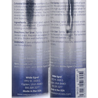 Thumbnail for White Egret Skin Care Colloidal Silver Spray, 8 Ounce
