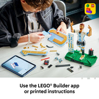 Thumbnail for LEGO Editions Lionel Messi – Soccer Legend - Building Set for Boys & Girls, Ages 12+ - Collectible Soccer Gift with Plaque - Kids Bedroom or Shelf Decor - 43015