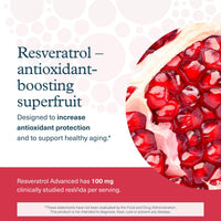Thumbnail for Youtheory Resveratrol Advanced Antioxidant Formula - Premium Antioxidant Supplement with Super-Fruit Blend - Contains ResVida - Dairy, Soy & Gluten Free - 160 Tablets