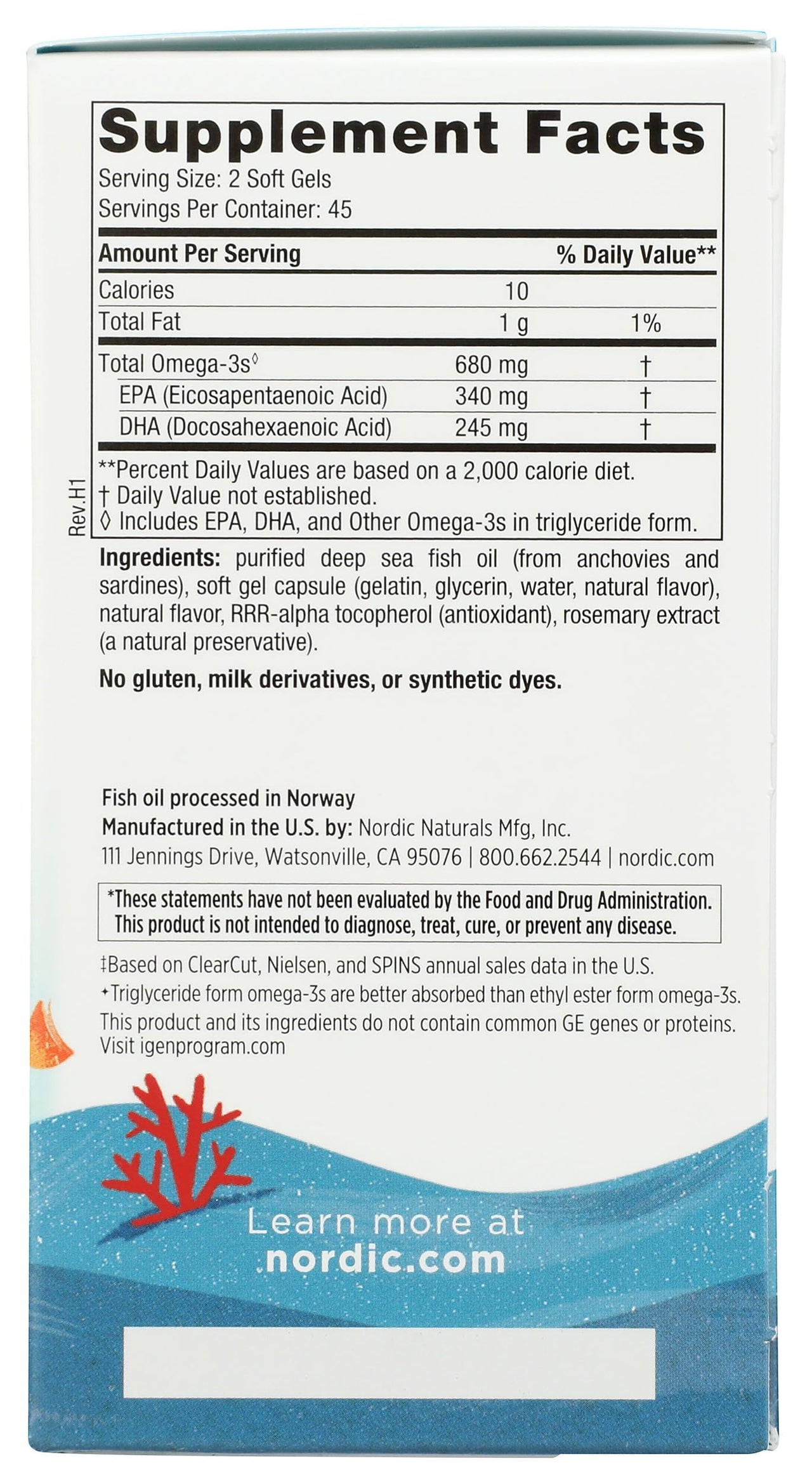 Nordic Naturals, Ultimate Omega Junior 680Mg, 90 Count