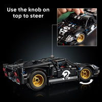 Thumbnail for LEGO Technic 1966 Ford GT40 MKII Race Car Building Set for Adults - Collectible Toy W/Realistic Functions & Features for Adult Sports Car Fans, Ages 18+ - Gift Idea for Birthdays - 42223