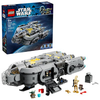 Thumbnail for LEGO Star Wars: The Mandalorian and Grogu Anzellan Starship Building Toy - Build and Display Set for Boys & Girls, Ages 9+ - Star Wars Gifts for Kids - W/Grogu & 2 Anzellan Figures - 75445
