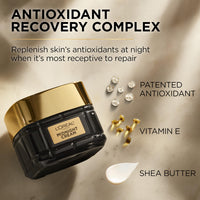 Thumbnail for L'Oreal Paris Age Perfect Anti-Aging Midnight Cream, Face Moisturizer to Reduce Wrinkles and Firm Skin, 1.7oz + Serum Sample