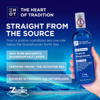 Thumbnail for Topical Magnesium Oil Spray Glass Bottle from Ancient Zechstein Sea and Trace Mineral 7 floz - Transdermal Pure Magnesium Spray Oil for Feet, Muscle Relaxation, Leg Cramps, Sleep and Overall Health