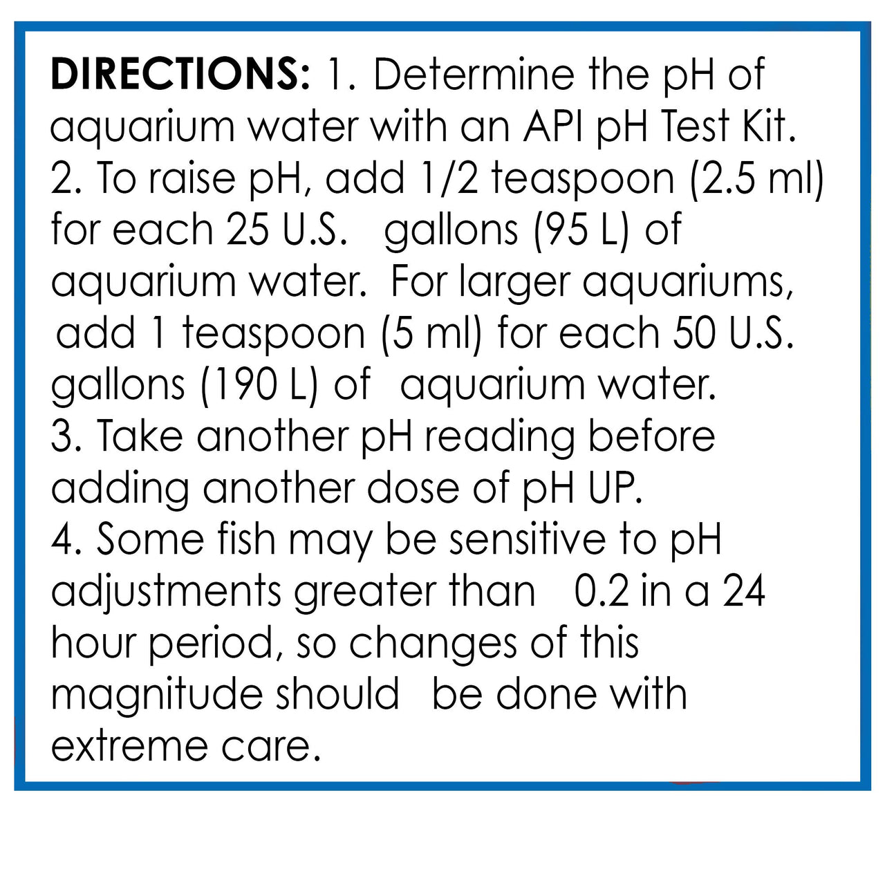API pH UP Freshwater Aquarium Water pH Raising Solution 16-Ounce Bottle