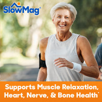 Thumbnail for SlowMag Muscle & Heart Magnesium Chloride Supplement with Calcium, 120 Count, Supports Muscle Relaxation, Heart, Nerve & Bone Health, High Absorption