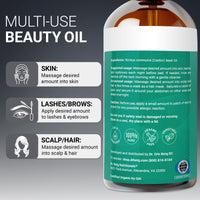 Thumbnail for Dr. Berg Organic Castor Oil – 16 fl oz Cold-Pressed Oil – Pure, Unrefined, Single Ingredient – Sourced in India, Bottled in USA – Lab Tested, USDA Organic, Glass Bottle