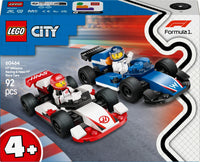 Thumbnail for LEGO 60464 City F1(R) Williams Racing & Haas F1(R) Race Car Combo Toy Toy Birthday Present Blocks Educational Boys Girls Children 4 Years 5 6 Years Old Vehicle Car Mini Car