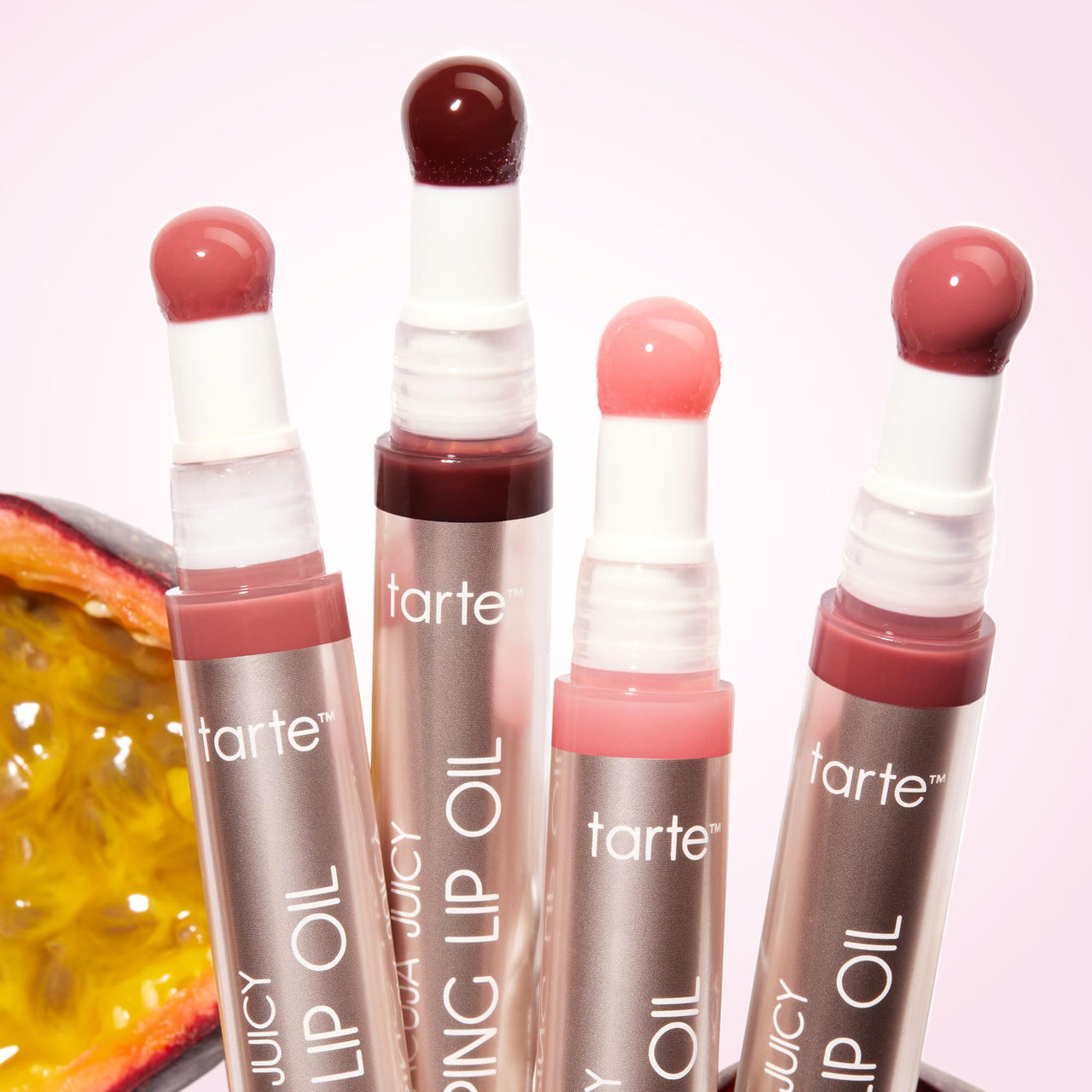 tarte maracuja juicy plumping lip oil - Hydrating & Volumizing Lip Plumper Gloss Balm with Nourishing Hyaluronic Acid, Plumps & Moisturizes, Vegan & Cruelty-Free, full size, rose