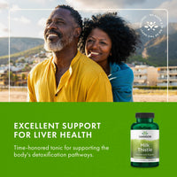 Thumbnail for Swanson Milk Thistle (Standardized) - Herbal Liver Support Supplement w/ 80% Silymarin - Natural Formula Helping to Maintain Overall Health & Wellbeing - (120 Capsules)