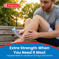 Thumbnail for De La Cruz 1% Hydrocortisone Ointment - Maximum Strength - Topical Anti Itch Ointment - Dry Skin, Redness, Dermatitis, Eczema and Rashes - 1 OZ (28g)