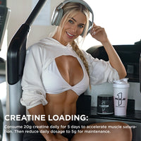 Thumbnail for Rule 1 Proteins Creatine Powder – Pure Micronized Creatine Monohydrate for High-Intensity Exercise and Lean Body Mass Support, Flavored and Unflavored (130 Servings, Unflavored)