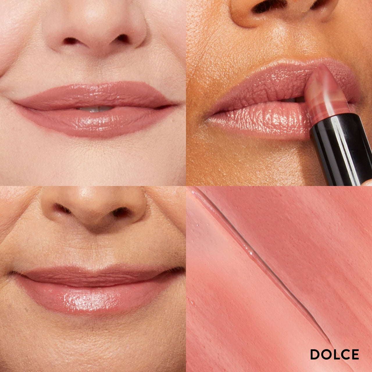 LAURA GELLER NEW YORK Italian Marble Sheer Lipstick - Dolce - Hydrating & Lightweight - Vitamin E & Caster Seed Oil - Cream Finish