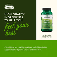 Thumbnail for Swanson Colon Helper - Promotes Digestive Health Using Vervain, Goldenseal Root, Slippery Elm Bark & More - Herbal Supplement Aiding Healthy Eliminations - (60 Capsules) (2 Pack)