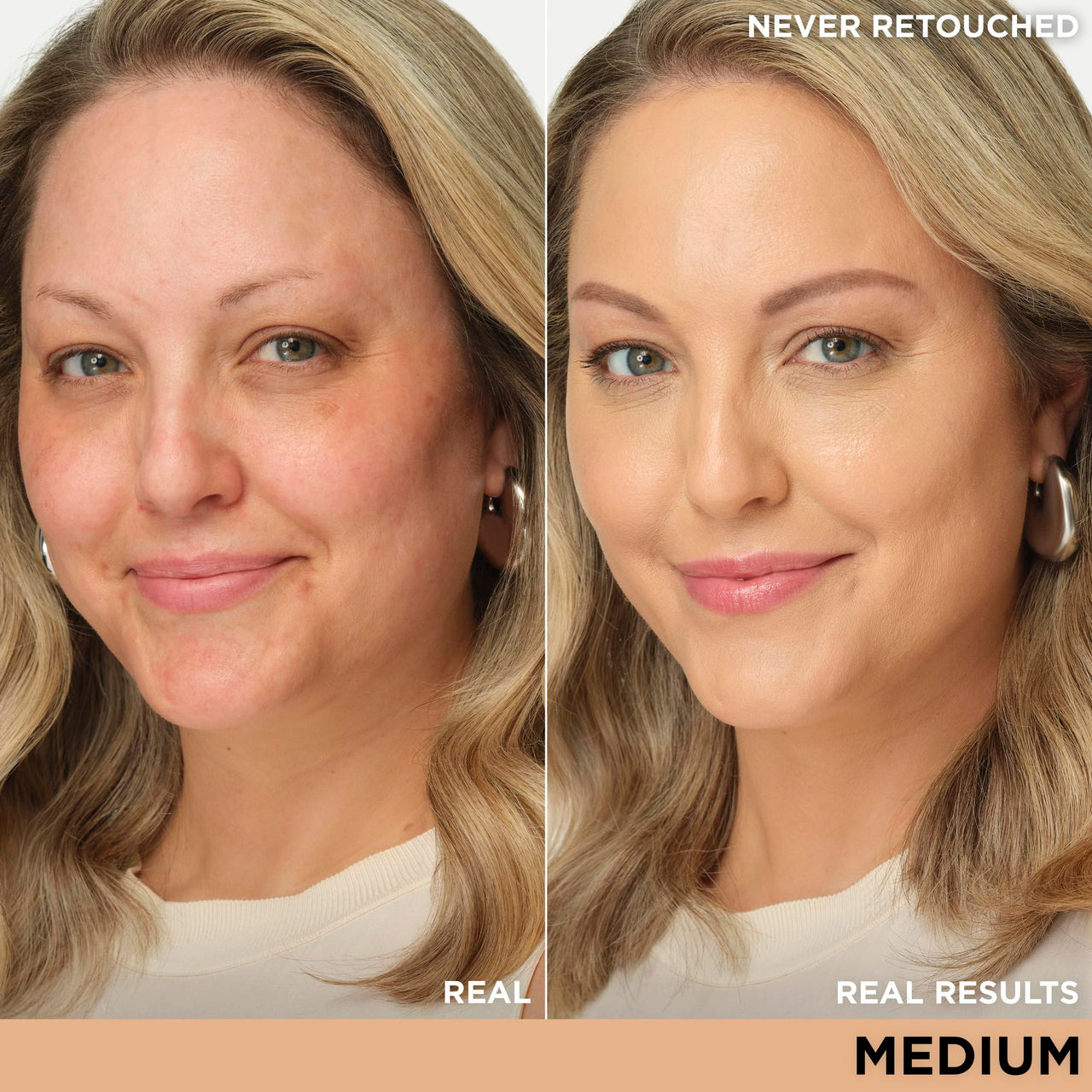 IT Cosmetics CC+ Cream (Medium) - Natural Full Coverage Foundation With SPF 50+, Color Corrector & Anti-Aging Hydrating Serum, Hyaluronic Acid + Peptides, Lightweight - 1.08 fl oz