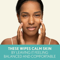 Thumbnail for Aveeno Calm + Restore Unscented Makeup Remover Face Wipes, Fragrance Free Facial Cleansing Towelettes with Oat Extract & Calming Feverfew Leave Skin Feeling Soothed, Alcohol Free, 25 ct