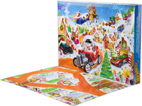 Thumbnail for Hot Wheels Toy Cars & Playset, 2025 Advent Calendar with 10 Vehicles in 1:64 Scale, 10 Ornament Clips & 14 Winter-Themed Accessories