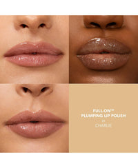Thumbnail for BUXOM Full-On Plumping Lip Polish, Tinted Lip Plumper Gloss with Peptides & Vitamin E, High-Shine Lip Gloss that Nourishes, Vegan, CJ 4 Piece Set (Sugar, Kristen, Charlie, Jessica)