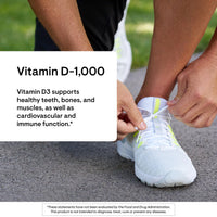 Thumbnail for THORNE - Vitamin D3 Supplement - Supports Healthy Bones, Teeth, Muscles, Cardiovascular & Immune Function* - Gluten, Dairy & Soy-Free - 1,000 IU - 180 Capsules