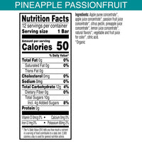 Thumbnail for Pure Organic Layered Fruit Bars, Gluten Free, Vegan Fruit Snacks, Pineapple Passionfruit (2 Boxes, 24 Bars)
