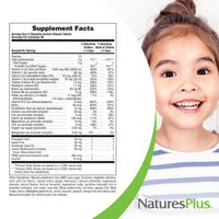 Thumbnail for NaturesPlus Animal Parade Children's Chewable Multivitamin - Grape Flavor - 180 Animal-Shaped Tablets - Promotes Health & Well-Being - Vegetarian, Gluten Free - 90 Servings