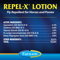 Thumbnail for Farnam Repel-X Lotion Fly Repellent for Horses and Ponies lotion 8 ounce