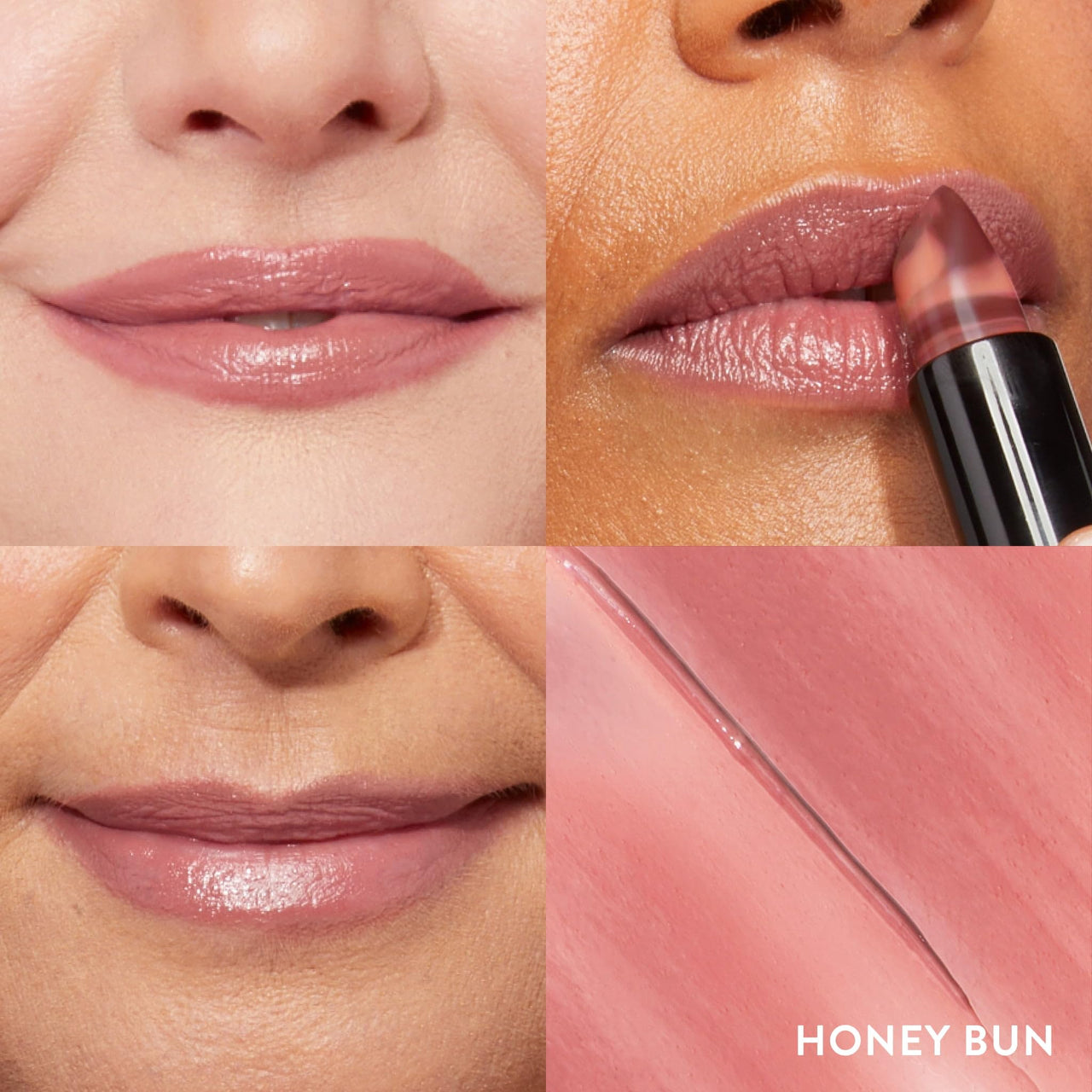 LAURA GELLER NEW YORK Italian Marble Sheer Lipstick - Honey Bun - Hydrating & Lightweight - Vitamin E & Caster Seed Oil - Cream Finish