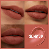 Thumbnail for MAYBELLINE Super Stay Teddy Lip Tint, Long Lasting Matte Lipstick For Up To 12HR Wear, Skinnydip, 1 Count