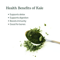 Thumbnail for Eclectic Herb - Organic Kale Powder Supplement | Nutritional Support, Daily Fiber, Vitamins + Minerals | Superfood Powder + Daily Greens Drink Mix | USDA Organic, Non-GMO, Vegan (3.2 oz | 90 g)