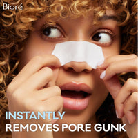 Thumbnail for Bioré Original Blackhead Remover Strips, Deep Cleansing Nose Strips With Instant Pore Unclogging, Features C-Bond Technology, Oil-Free, Non-Comedogenic Use, 14 Count, Pack of 4