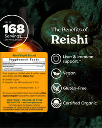 Thumbnail for Reishi Mushroom Liquid Extract Drops Immune System Builder, 4 Oz