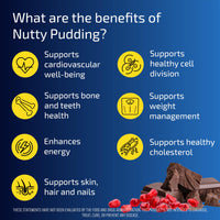 Thumbnail for Blueprint Bryan Johnson Longevity Protein Nutty Pudding - 26g Plant Protein, Non Dairy, 100% Pure Cocoa Powder - Grape Seed Extract - 7.5% Flavanols - Heavy Metal Tested - Vegan, Keto (30 Servings)