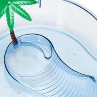 Thumbnail for Lee's Turtle Lagoon, Kidney w/ Plant, 14-Inch by 10-1/8-Inch by 3-Inch