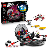 Thumbnail for LEGO Star Wars SMART Play: Throne Room Duel & A-Wing Interactive Building Toy - All-in-One Set - Reacts to How You Move and Play with a SMART Brick - Gift for Boys, Girls and Kids Ages 9+ - 75427