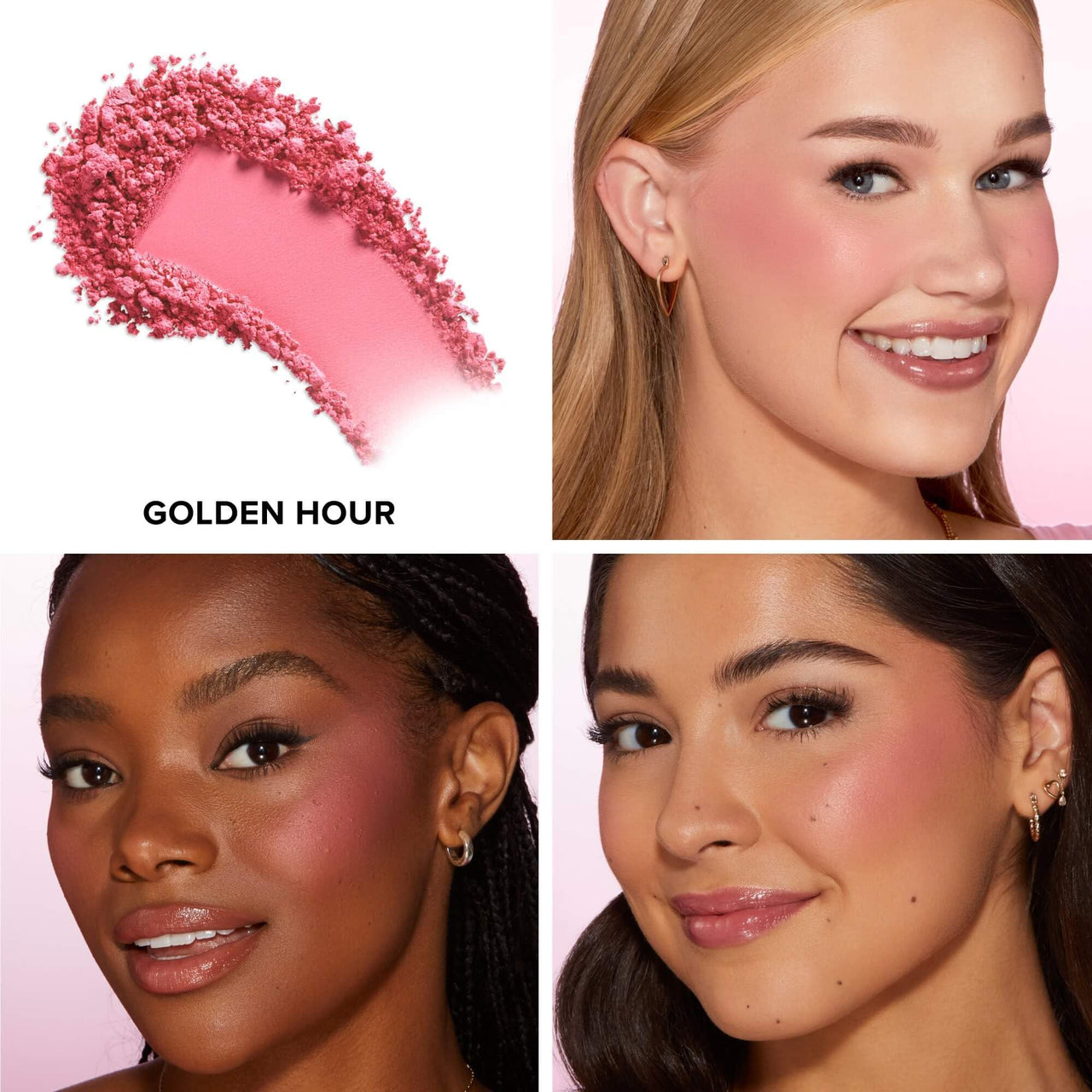 Too Faced Cloud Crush Blush | Buildable, Blendable, High Pigment Color, Vegan + Cruelty Free, 0.17 oz, Golden Hour