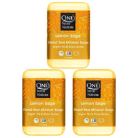 Thumbnail for One With Nature Lemon Sage Dead Sea Mineral Soap with Argan Oil & Shea Butter