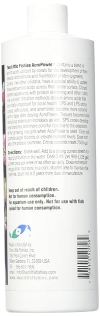 Thumbnail for Two Little Fishies AcroPower Amino Acids for SPS Corals - 500 mL