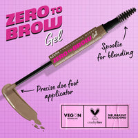 Thumbnail for NYX PROFESSIONAL MAKEUP Zero to Brow, Longwear Eyebrow Gel, Ash Blonde