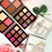 Thumbnail for Nude Orleans Face & Eye Palette – 9 Eyeshadows, 4 Face Shades for Blush, Bronzer & Highlighter | All-in-One Natural Glam Palette | Vegan, Cruelty-Free, Paraben-Free Makeup