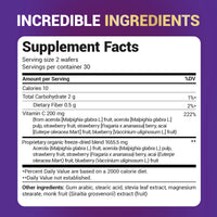 Thumbnail for Dr. Berg Chewable Vitamin C Complex - Made with Organic, Non-GMO Berries - 60 Delicious Wafers