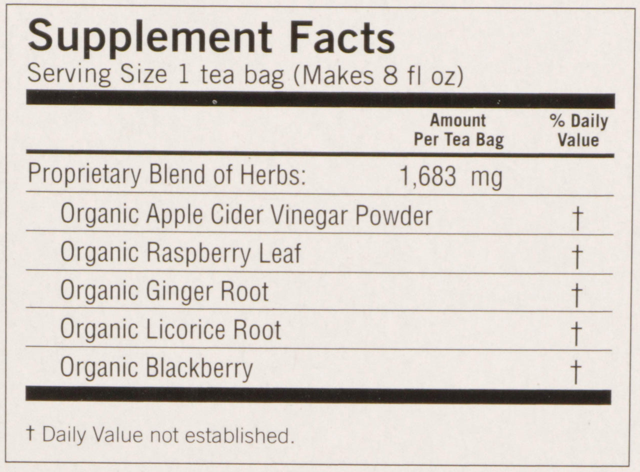 Yogi Tea Organic Blackberry Apple Awakening Digestive Cider, 16 CT