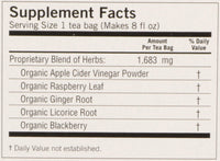 Thumbnail for Yogi Tea Organic Blackberry Apple Awakening Digestive Cider, 16 CT
