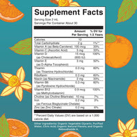 Thumbnail for MaryRuth Organics Multivitamin & Multimineral with Iron for Toddlers | USDA Organic | Sugar Free | Multivitamin Liquid Drops for Kids Ages 1-3 | Immune Support | Vegan | Non-GMO | 2 Fl Oz