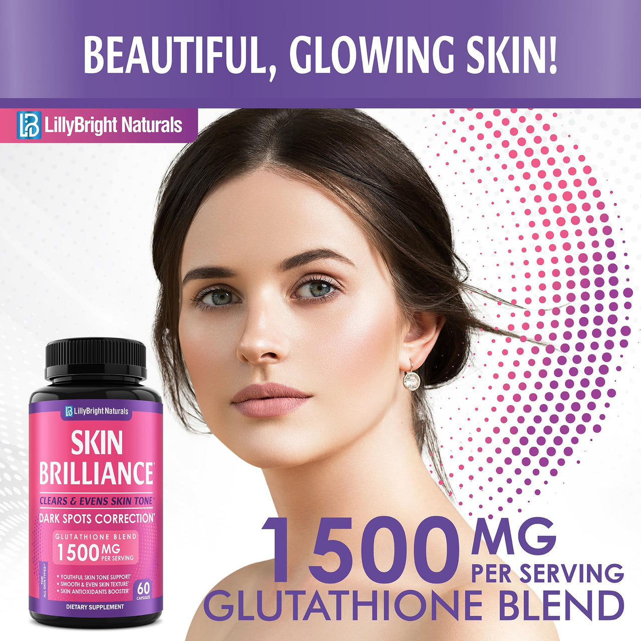 Buy Glutathione Capsules - 1,500mcg L-Glutathione Supplement with Vitamin C - Skin Tone Enhancer - Targets Dark Spots & Acne Marks - Antioxidant Supplement for Beauty & Health Support - 60 Skin Pills Online - DistaUSA Buy Glutathione Capsules - 1,500mcg L-Glutathione Supplement with Vitamin C - Skin Tone Enhancer - Targets Dark Spots & Acne Marks - Antioxidant Supplement for Beauty & Health Support - 60 Skin Pills Online - DistaUSA