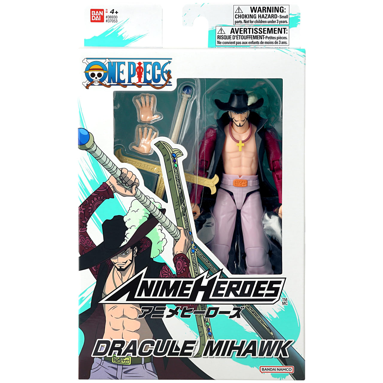 ANIME HEROES - One Piece - Dracule Mihawk Action Figure