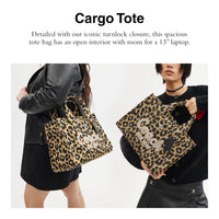 Thumbnail for Coach Cargo Tote with Leopard Print Leopard One Size