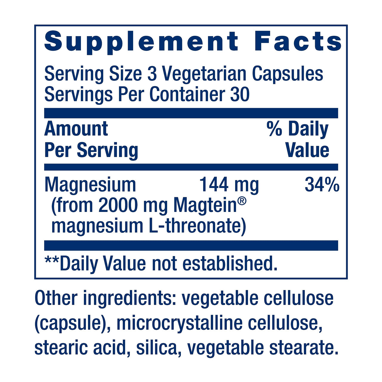 Life Extension Neuro-mag Magnesium L-threonate, Magnesium L-threonate, Brain Health, Memory & Attention, Gluten Free, Vegetarian, Non-GMO, 90 Vegetarian Capsules (Pack of 2)