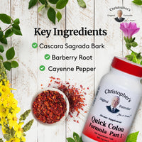 Thumbnail for Christopher's Original Formulas Quick Colon Part 1, Colon Health Support, 100 Veg Caps