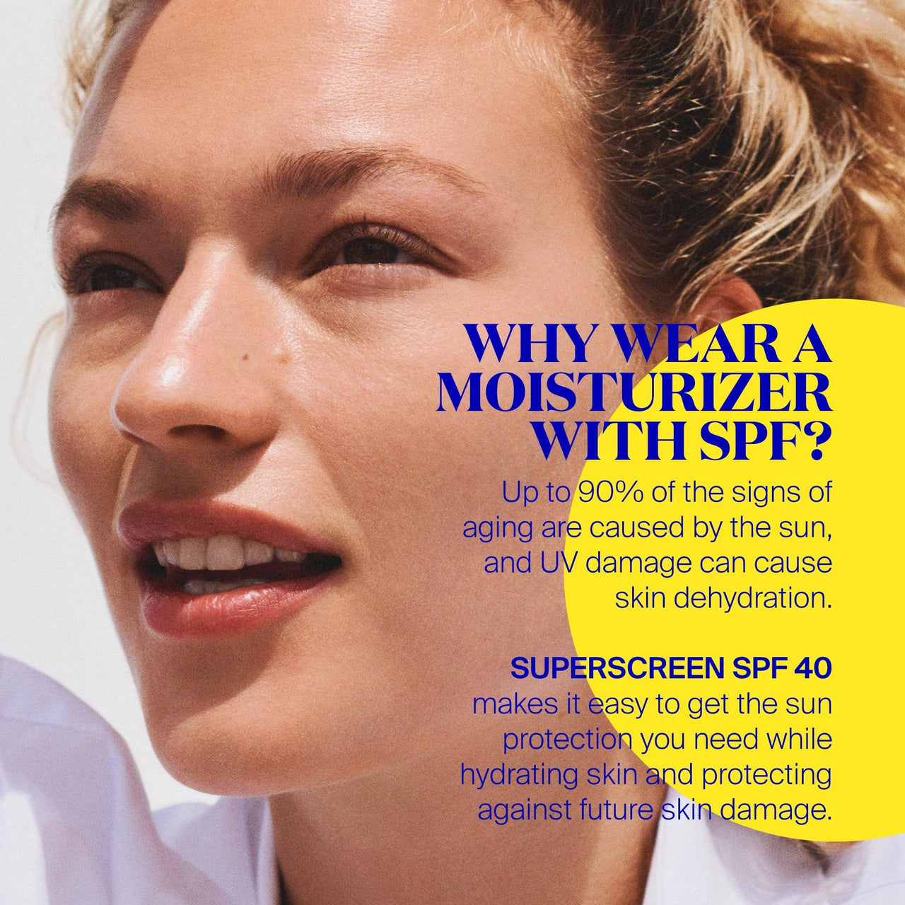 Supergoop! Superscreen - 1.7 fl oz - SPF 40 PA+++ Hydrating Daily Moisturizer Sunscreen - Protection from UV Rays + Helps Filter Pollution & Blue Light